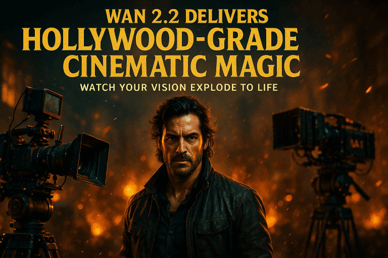 Demonstração de geração de vídeo cinematográfico WAN 2.2